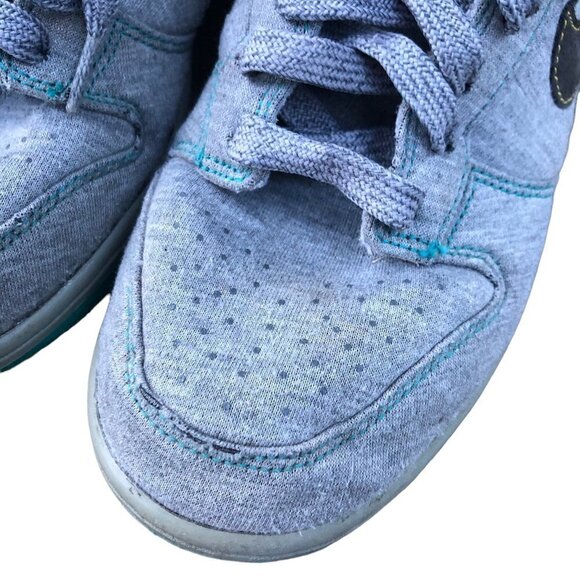 Vintage 2009 Nike Dunk High 6.0 Grey Fleece Size 8 - Picture 14 of 15